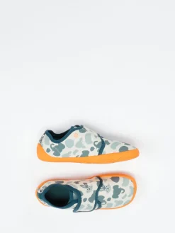 Kinder Affenzahn – Kinder-Hausschuh aus Textil Orange