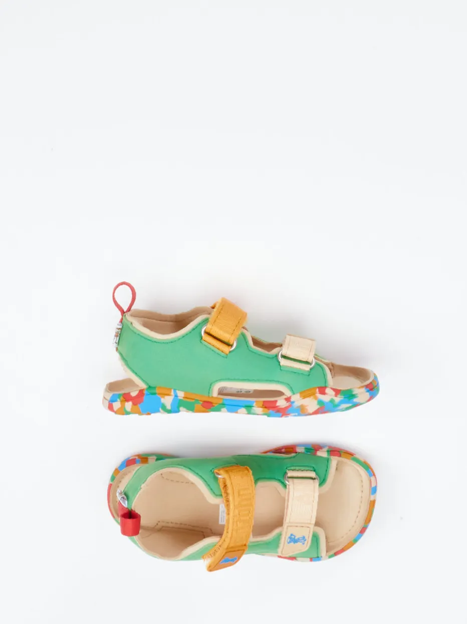 Kinder Affenzahn – Klettsandalen aus Textil gras