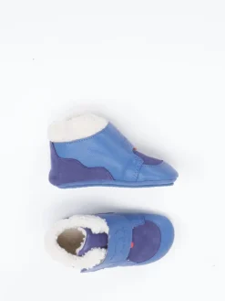 – Krabbelschuh aus Kalbleder Kornblumen*Affenzahn New