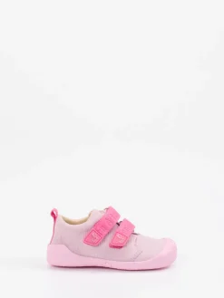 Kinder Affenzahn – Lauflernschuhe aus Veloursleder Hellrosa