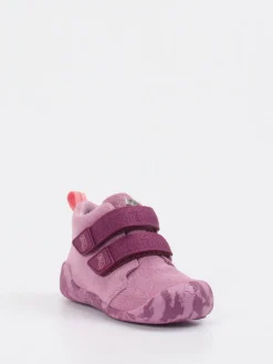 Kinder Affenzahn – Lauflernschuhe aus Veloursleder rosa