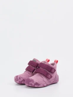 Kinder Affenzahn – Lauflernschuhe aus Veloursleder rosa