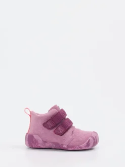 Kinder Affenzahn – Lauflernschuhe aus Veloursleder rosa