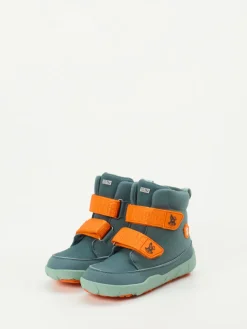 Kinder Affenzahn – Winterboots aus Textil in Petrolgrün