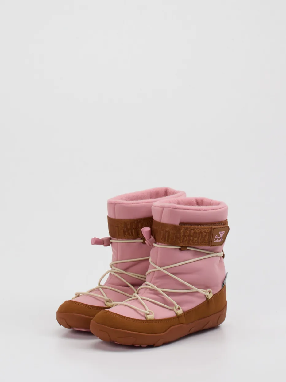 Kinder Affenzahn – Winterstiefel aus Textil in Rosa