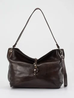 – Schultertasche aus Kalbleder Dunkel*Alchimia Clearance