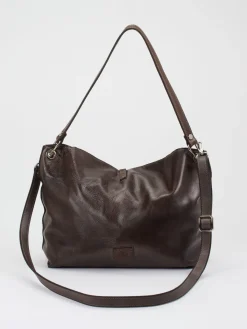 – Schultertasche aus Kalbleder Dunkel*Alchimia Clearance