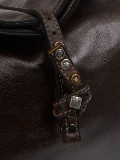 – Schultertasche aus Kalbleder Dunkel*Alchimia Clearance