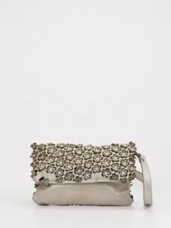 – Schultertasche aus Kalbleder mit Blumenoptik*Alchimia Hot