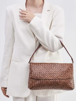 Allan K – Schultertasche aus Flechtleder*Allan K - Antwerp Clearance