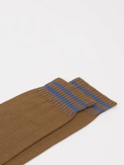 – Crew-Socke aus Baumwolle in Braun*Alto Milano Clearance