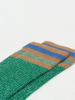 Damen Alto Milano – Crew-Socken aus Baumwollmix mit Lurex