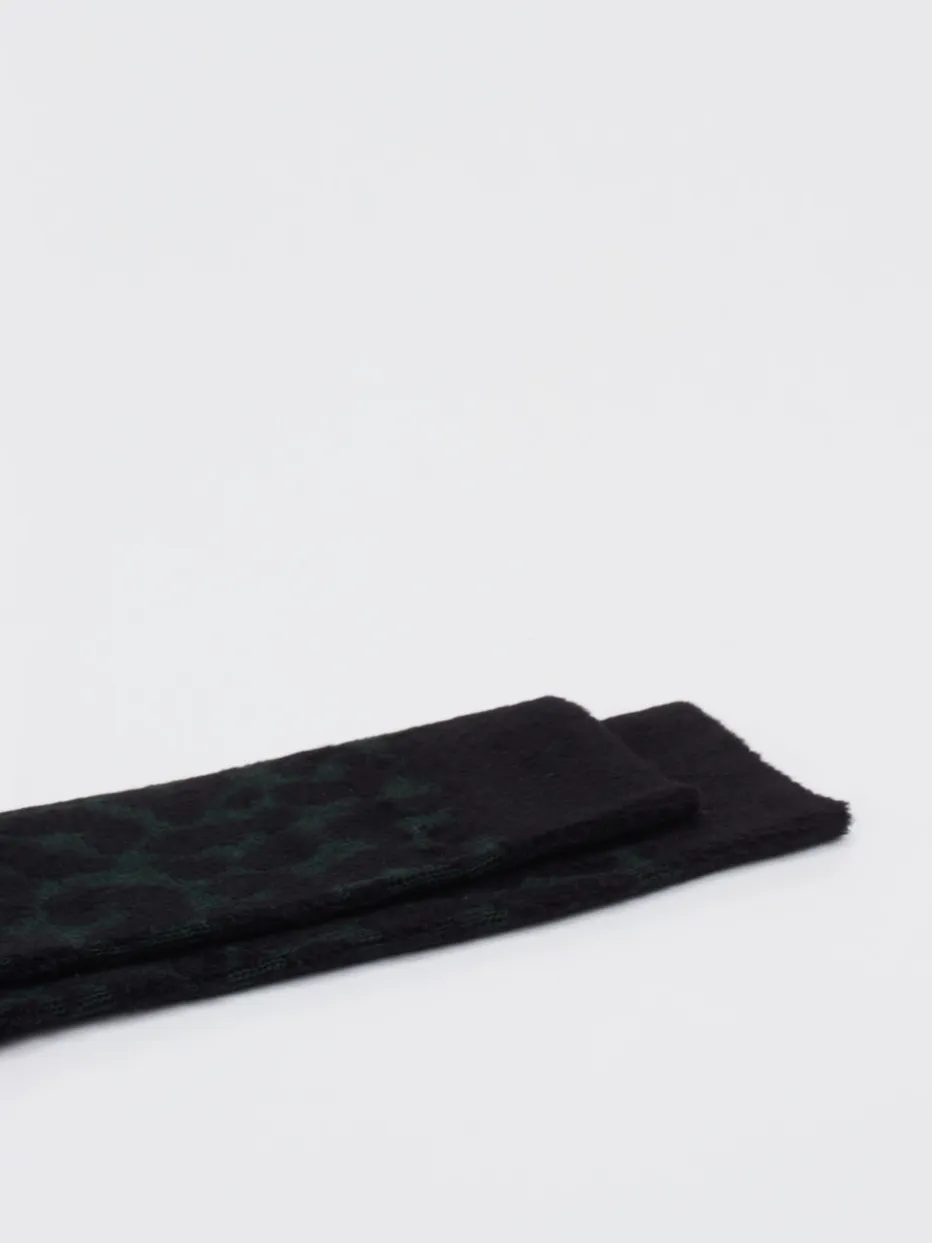 Damen Alto Milano – Crew-Socken aus Textil mit Animalprint