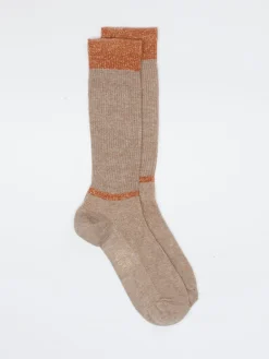 – Damensocken aus Textil mit Glitzereffekt*Alto Milano Discount