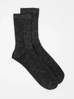 – Damensocken aus Textil mit Lurex*Alto Milano Hot