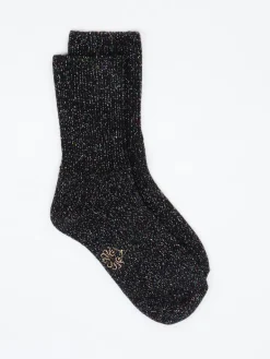 Damen Alto Milano – Freizeitsocken aus Textil mit Glitzergarn