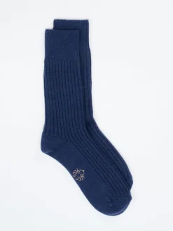 – Freizeitsocken aus Wolle marine*Alto Milano Hot