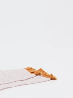 – Rüschensocken aus Textil Blassrosa*Alto Milano Clearance