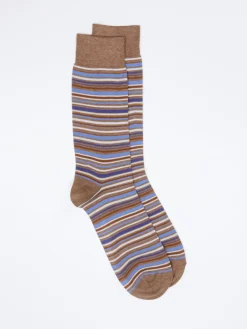 – Socken aus Feinstrick in Ringeloptik*Alto Milano New