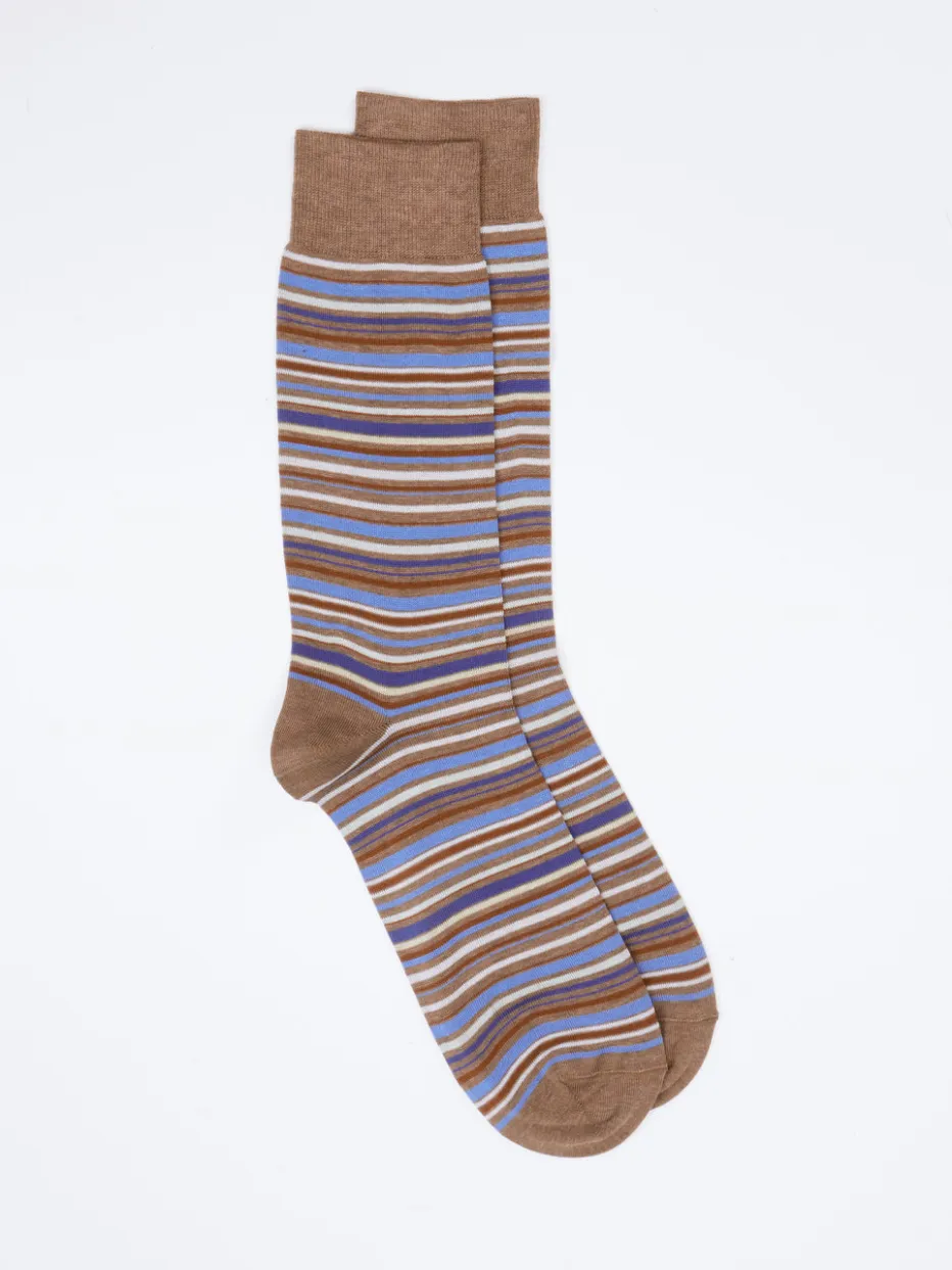 – Socken aus Feinstrick in Ringeloptik*Alto Milano New