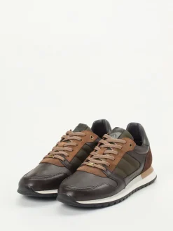 Herren Ambitious – Retro-Sneaker aus Kalbleder-Mix Dunkel