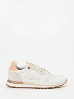 – Retro-Sneaker aus Lammleder und Mesh Offwhite*Ambitious Hot