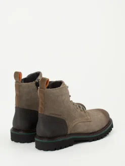 Herren Ambitious – Schnürboots aus Veloursleder in Taupe