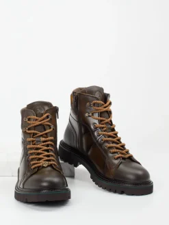 – Schnürboots aus Kalbleder Dunkel*Ambitious Sale