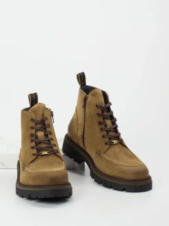 Herren Ambitious – Schnürboots aus Veloursleder sand