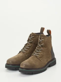 – Schnürboots aus Veloursleder olivbraun*Ambitious Best