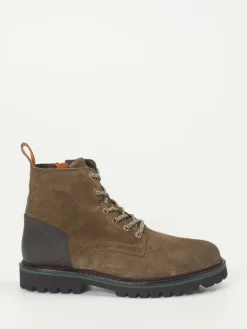 – Schnürboots aus Veloursleder olivbraun*Ambitious Best