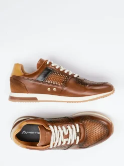 Herren Ambitious – Sneaker aus Leder in Materialmix