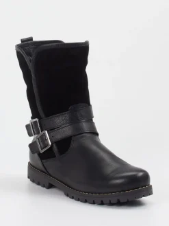 – Biker Boots aus Velours- und Glattleder*Andrea Conti New