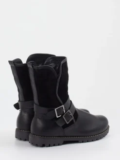 – Biker Boots aus Velours- und Glattleder*Andrea Conti New