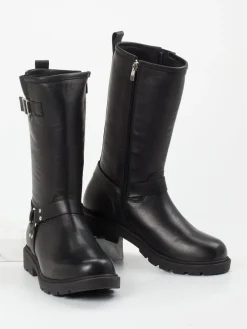 – Biker-Stiefelette aus Kalbleder*Andrea Conti Sale