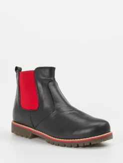 Damen Andrea Conti – Chelsea Boots aus Kalbleder Rot