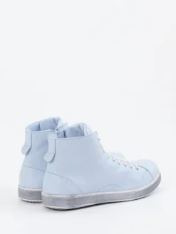 Damen Andrea Conti – High-Top Sneaker aus Kalbleder hell