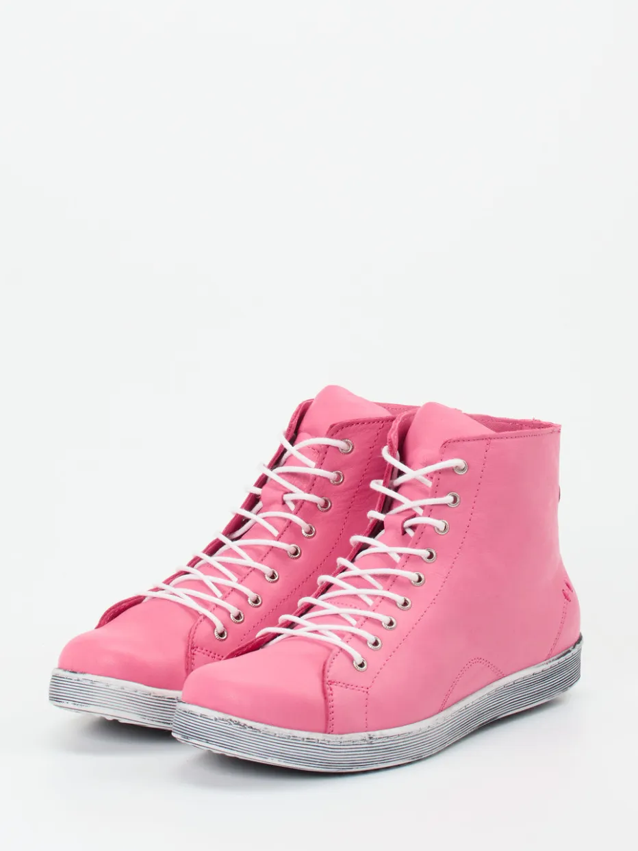 – High-Top Sneaker aus Kalbleder*Andrea Conti Outlet