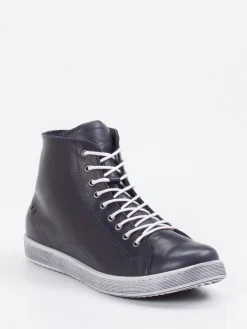 – High-Top-Sneaker aus Kalbleder dunkel*Andrea Conti Online