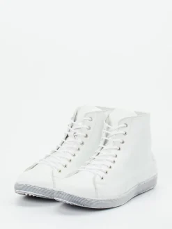 Damen Andrea Conti – High-Top-Sneaker aus Kalbleder