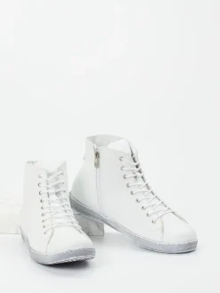 Damen Andrea Conti – High-Top-Sneaker aus Kalbleder