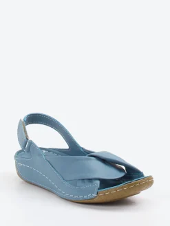 Damen Andrea Conti – Komfort-Sandale aus Kalbleder jeans