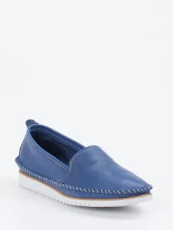 Damen Andrea Conti – Komfort-Slipper aus Kalbleder jeans