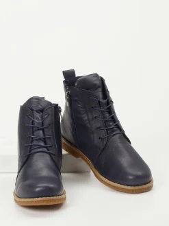 Damen Andrea Conti – Schnürboots aus Kalbleder Dunkel