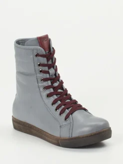 Damen Andrea Conti – Schnürboots aus Kalbleder stahlgrau