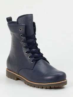 Damen Andrea Conti – Schnürboots aus Kalbleder Dunkel