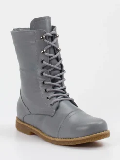 Damen Andrea Conti – Schnürboots aus Kalbleder stahlgrau