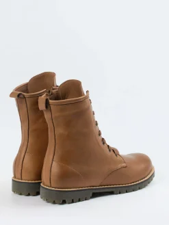 Damen Andrea Conti – Schnürboots aus Kalbleder cognac