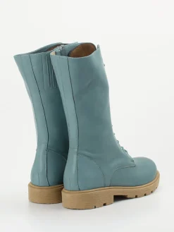 Damen Andrea Conti – Schnürstiefelette aus Kalbleder Petrol