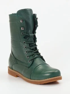 Damen Andrea Conti – Schnürstiefel aus Kalbleder tannen